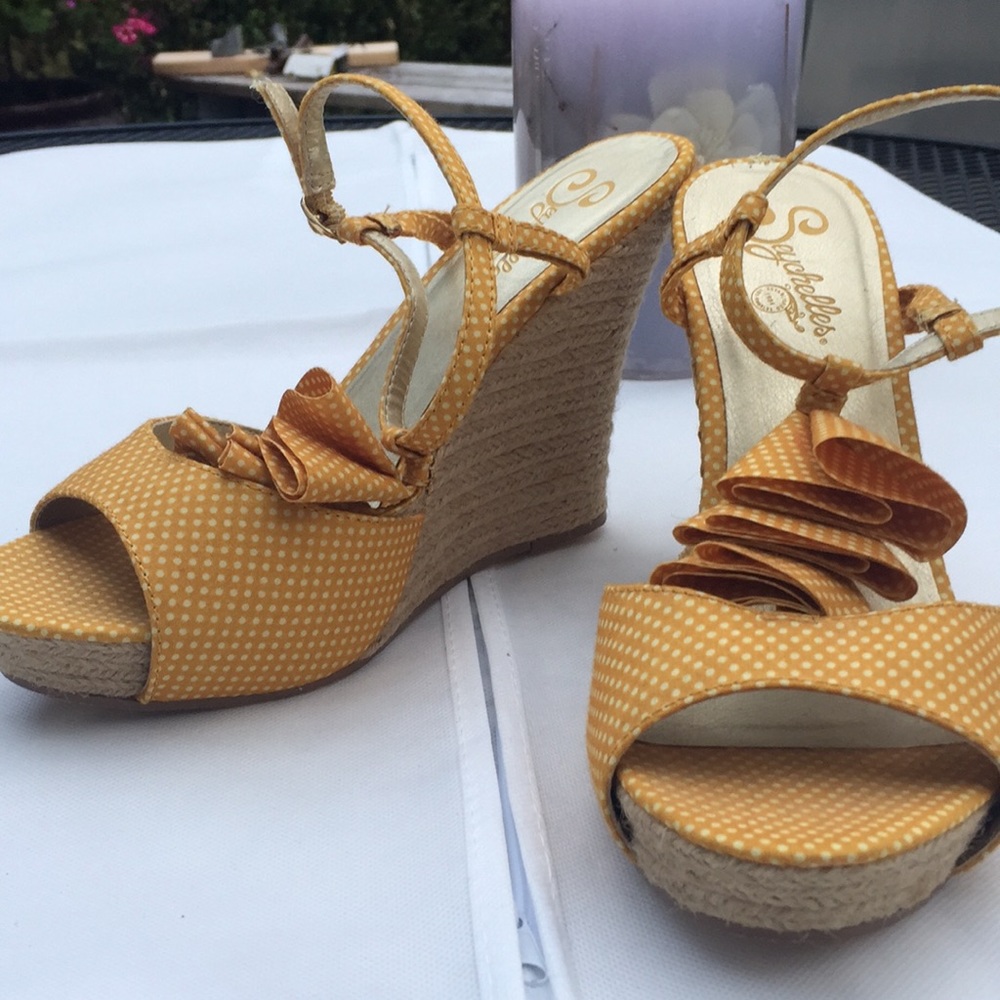 Seychelles wedge sandal.